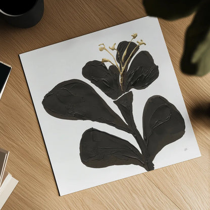 Mod Poppy III by Chris Paschke. Shown as a detailed flat fine art print, highlighting archival giclee quality. Available as an archival giclee rolled canvas, fine art paper, or poster print. SKU 98231a.