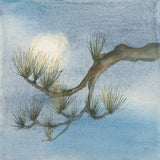 Moon Season Winter by Chris Paschke. SKU 65457a. Archival Giclee Fine art print for wall decor.