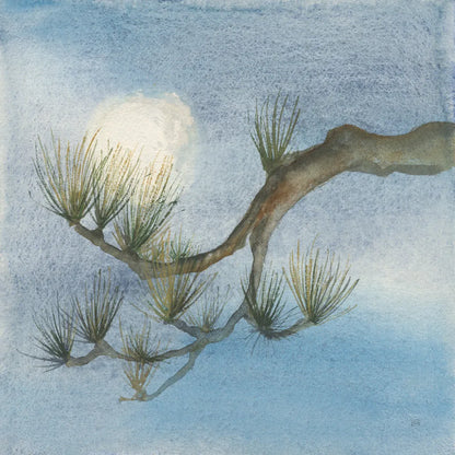 Moon Season Winter by Chris Paschke. SKU 65457a. Archival Giclee Fine art print for wall decor.