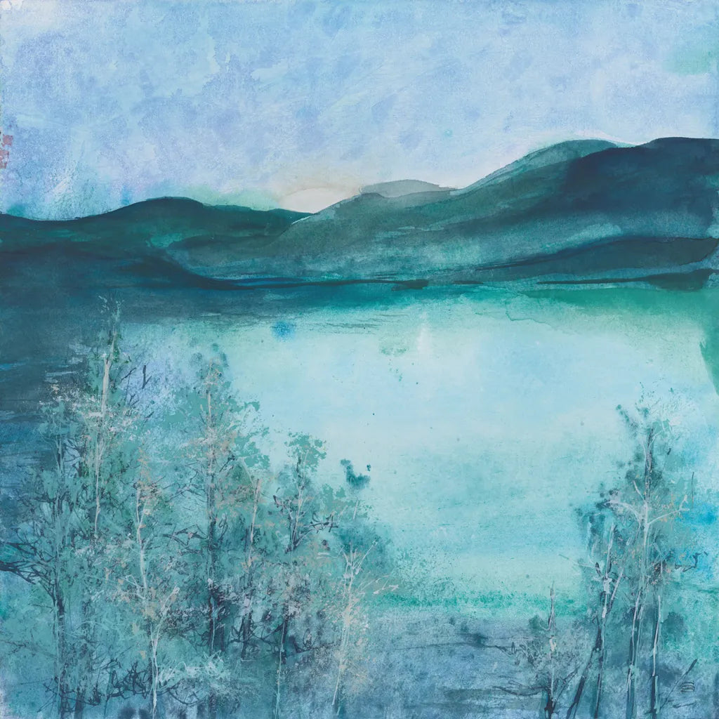 Moonrise by Chris Paschke. SKU 23952a. Archival Giclee Fine art print for wall decor.