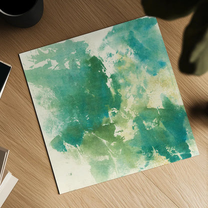 Mossy Rock I by Chris Paschke. Shown as a detailed flat fine art print, highlighting archival giclee quality. Available as an archival giclee rolled canvas, fine art paper, or poster print. SKU 37165a.