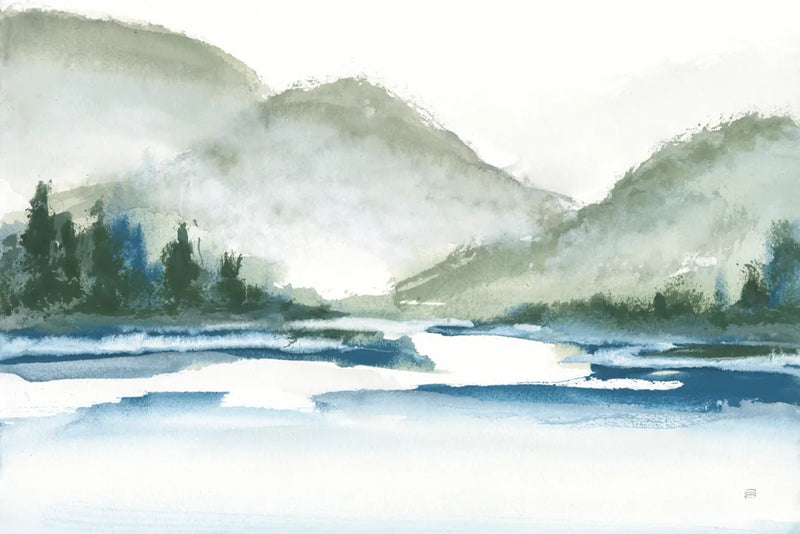 Mountain Fog by Chris Paschke. SKU 83112i. Archival Giclee Fine art print for wall decor.