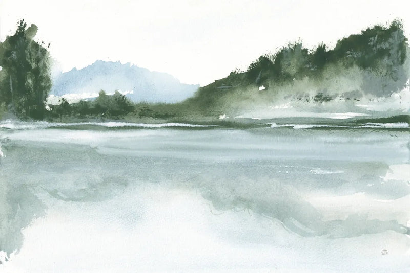 Mountain Lake by Chris Paschke. SKU 83111i. Archival Giclee Fine art print for wall decor.