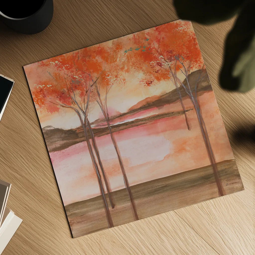 Mountain Meadow I by Chris Paschke. Shown as a detailed flat fine art print, highlighting archival giclee quality. Available as an archival giclee rolled canvas, fine art paper, or poster print. SKU 23954a.