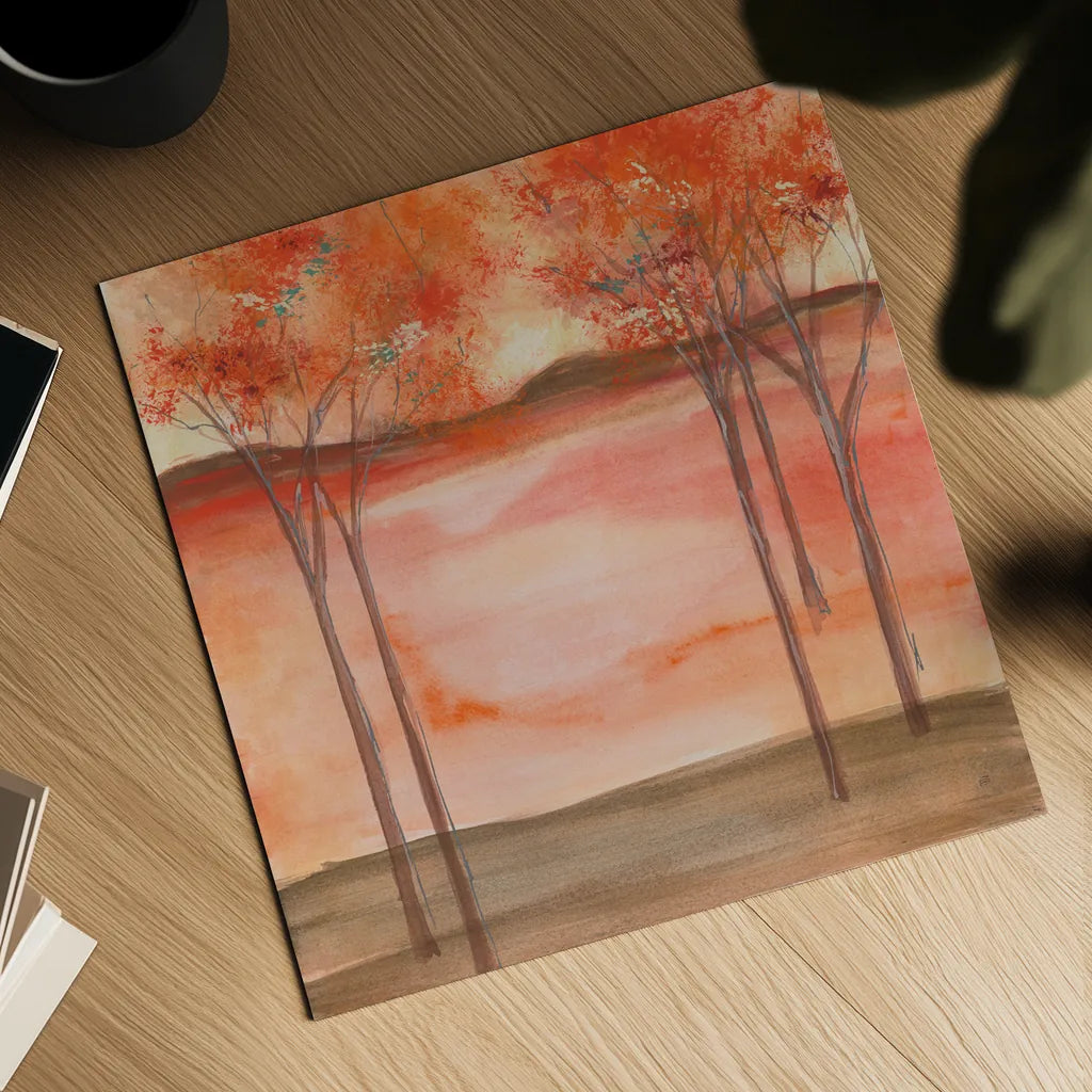 Mountain Meadow II by Chris Paschke. Shown as a detailed flat fine art print, highlighting archival giclee quality. Available as an archival giclee rolled canvas, fine art paper, or poster print. SKU 23955a.