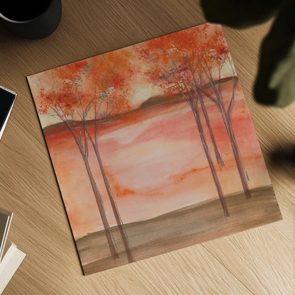 Mountain Meadow II by Chris Paschke. Shown as a detailed flat fine art print, highlighting archival giclee quality. Available as an archival giclee rolled canvas, fine art paper, or poster print. SKU 23955a.