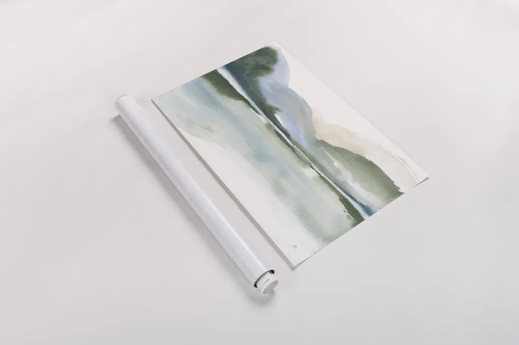 Mountain Mist II by Chris Paschke. shown as a rolled paper print. Available as archival giclee rolled canvas, fine art paper, or poster print. SKU 83104i.