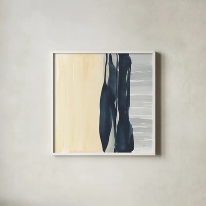 Musings I by Chris Paschke. Shown in a crisp white glass frame for a clean and minimalist style. Available as an archival giclee rolled canvas, fine art paper, or poster print. SKU 83787a.