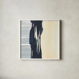 Musings II by Chris Paschke. Shown in a crisp white glass frame for a clean and minimalist style. Available as an archival giclee rolled canvas, fine art paper, or poster print. SKU 83788a.