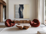 Musings II by Chris Paschke. Shown as extra-large giant wall art in a modern living room. Available as an archival giclee rolled canvas, fine art paper, or poster print. SKU 83788a.