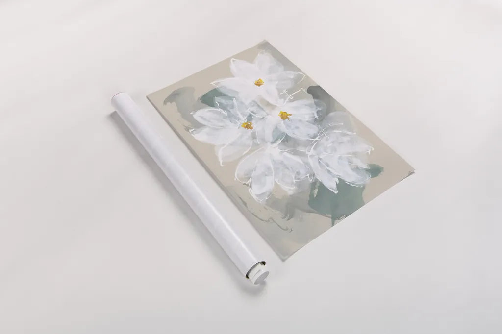 Narcissus I by Chris Paschke. shown as a rolled paper print. Available as archival giclee rolled canvas, fine art paper, or poster print. SKU 80811h.