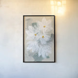 Narcissus I by Chris Paschke. shown as a paper print in a black flame. Available as a archival giclee rolled canvas, fine art paper, or poster print. SKU 80811h.