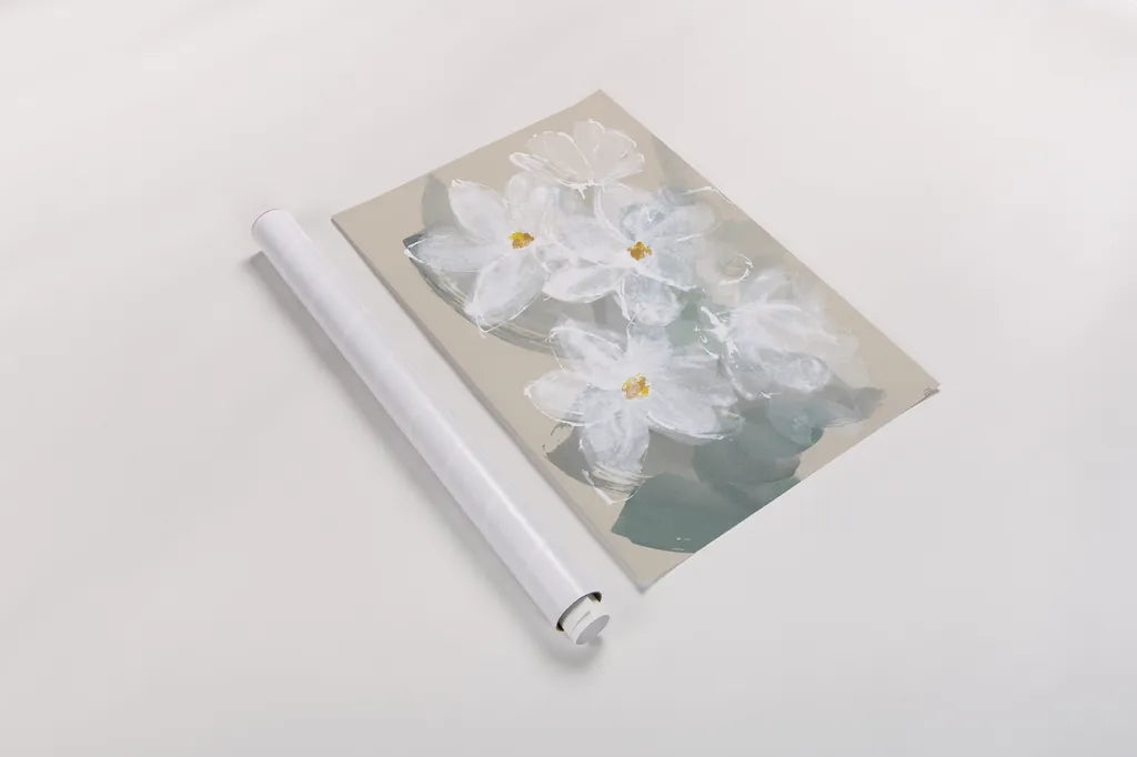 Narcissus II by Chris Paschke. shown as a rolled paper print. Available as archival giclee rolled canvas, fine art paper, or poster print. SKU 80812h.