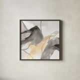 Natural Ebony I by Chris Paschke. Shown in a sleek black glass frame for a contemporary gallery look. Available as an archival giclee rolled canvas, fine art paper, or poster print. SKU 74356a.