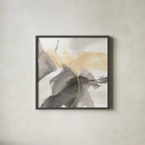 Natural Ebony II by Chris Paschke. Shown in a sleek black glass frame for a contemporary gallery look. Available as an archival giclee rolled canvas, fine art paper, or poster print. SKU 74357a.
