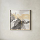 Natural Ebony II by Chris Paschke. Shown in a natural wood glass frame for a timeless modern aesthetic. Available as an archival giclee rolled canvas, fine art paper, or poster print. SKU 74357a.