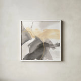 Natural Ebony II by Chris Paschke. Shown in a crisp white glass frame for a clean and minimalist style. Available as an archival giclee rolled canvas, fine art paper, or poster print. SKU 74357a.