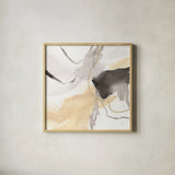 Natural Ebony III by Chris Paschke. Shown in a natural wood glass frame for a timeless modern aesthetic. Available as an archival giclee rolled canvas, fine art paper, or poster print. SKU 74358a.