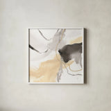 Natural Ebony III by Chris Paschke. Shown in a crisp white glass frame for a clean and minimalist style. Available as an archival giclee rolled canvas, fine art paper, or poster print. SKU 74358a.
