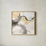Natural Ebony IV by Chris Paschke. Shown in a natural wood glass frame for a timeless modern aesthetic. Available as an archival giclee rolled canvas, fine art paper, or poster print. SKU 74359a.