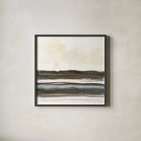 Natural Stripes I by Chris Paschke. Shown in a sleek black glass frame for a contemporary gallery look. Available as an archival giclee rolled canvas, fine art paper, or poster print. SKU 78533a.