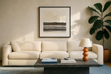 Natural Stripes I by Chris Paschke. Displayed in a glass frame with matte in a clean modern living room. Available as an archival giclee rolled canvas, fine art paper, or poster print. SKU 78533a.