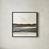 Natural Stripes II by Chris Paschke. Shown in a sleek black glass frame for a contemporary gallery look. Available as an archival giclee rolled canvas, fine art paper, or poster print. SKU 78534a.