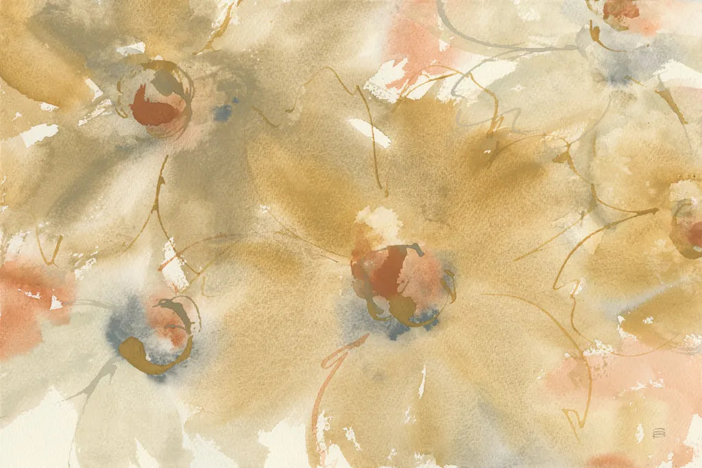 Neutral Blooms by Chris Paschke. SKU 50273i. Archival Giclee Fine art print for wall decor.