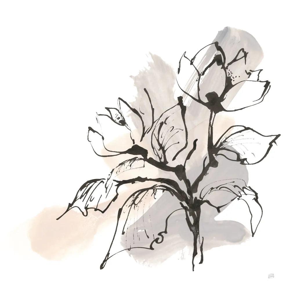 Neutral Magnolia I by Chris Paschke. SKU 85765a. Archival Giclee Fine art print for wall decor.