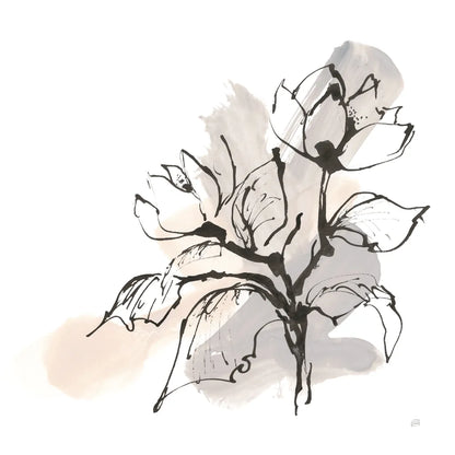 Neutral Magnolia I by Chris Paschke. SKU 85765a. Archival Giclee Fine art print for wall decor.