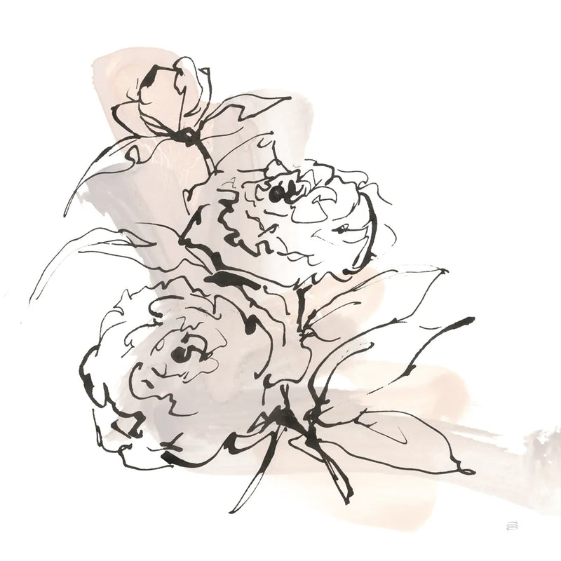 Neutral Peony II by Chris Paschke. SKU 85768a. Archival Giclee Fine art print for wall decor.