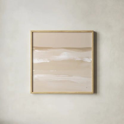 Neutral Slate I by Chris Paschke. Shown in a natural wood glass frame for a timeless modern aesthetic. Available as an archival giclee rolled canvas, fine art paper, or poster print. SKU 72057a.