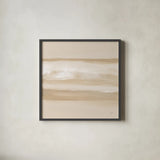 Neutral Slate IV by Chris Paschke. Shown in a sleek black glass frame for a contemporary gallery look. Available as an archival giclee rolled canvas, fine art paper, or poster print. SKU 72060a.