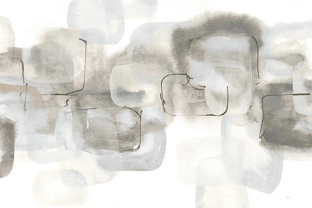 Neutral Stacking IV White by Chris Paschke. SKU 33909i. Archival Giclee Fine art print for wall decor.