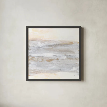 Neutral Texture II by Chris Paschke. Shown in a sleek black glass frame for a contemporary gallery look. Available as an archival giclee rolled canvas, fine art paper, or poster print. SKU 71888a.