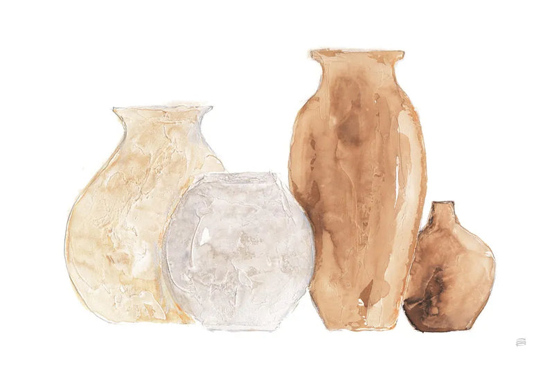 Neutral Vases III by Chris Paschke. SKU 75664i. Archival Giclee Fine art print for wall decor.