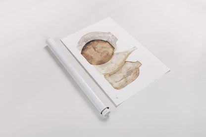 Neutral Vases IV by Chris Paschke. shown as a rolled paper print. Available as archival giclee rolled canvas, fine art paper, or poster print. SKU 75665i.