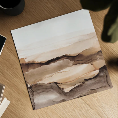 Neutralscape II by Chris Paschke. Shown as a detailed flat fine art print, highlighting archival giclee quality. Available as an archival giclee rolled canvas, fine art paper, or poster print. SKU 76356a.