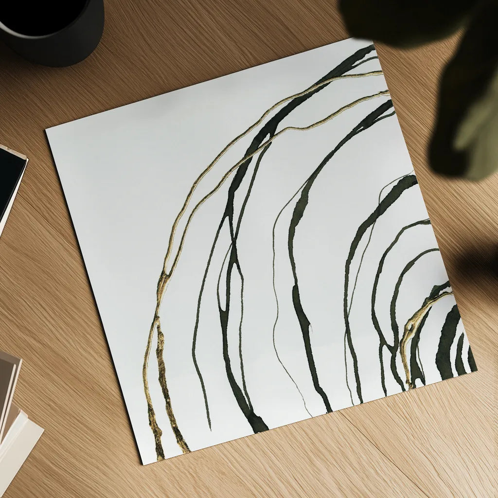 Not Quite Concentric I by Chris Paschke. Shown as a detailed flat fine art print, highlighting archival giclee quality. Available as an archival giclee rolled canvas, fine art paper, or poster print. SKU 77819a.