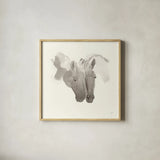 Nuzzling IV by Chris Paschke. Shown in a natural wood glass frame for a timeless modern aesthetic. Available as an archival giclee rolled canvas, fine art paper, or poster print. SKU 62505a.