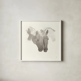 Nuzzling IV by Chris Paschke. Shown in a crisp white glass frame for a clean and minimalist style. Available as an archival giclee rolled canvas, fine art paper, or poster print. SKU 62505a.