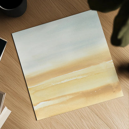 Ochre Sands I by Chris Paschke. Shown as a detailed flat fine art print, highlighting archival giclee quality. Available as an archival giclee rolled canvas, fine art paper, or poster print. SKU 67664a.