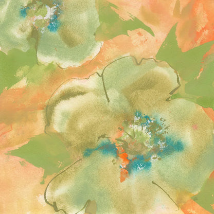 Olive Poppy II by Chris Paschke. SKU 50260a. Archival Giclee Fine art print for wall decor.