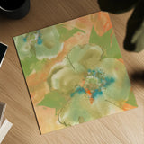 Olive Poppy II by Chris Paschke. Shown as a detailed flat fine art print, highlighting archival giclee quality. Available as an archival giclee rolled canvas, fine art paper, or poster print. SKU 50260a.