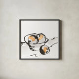 Orange Tint by Chris Paschke. Shown in a sleek black glass frame for a contemporary gallery look. Available as an archival giclee rolled canvas, fine art paper, or poster print. SKU 73094a.