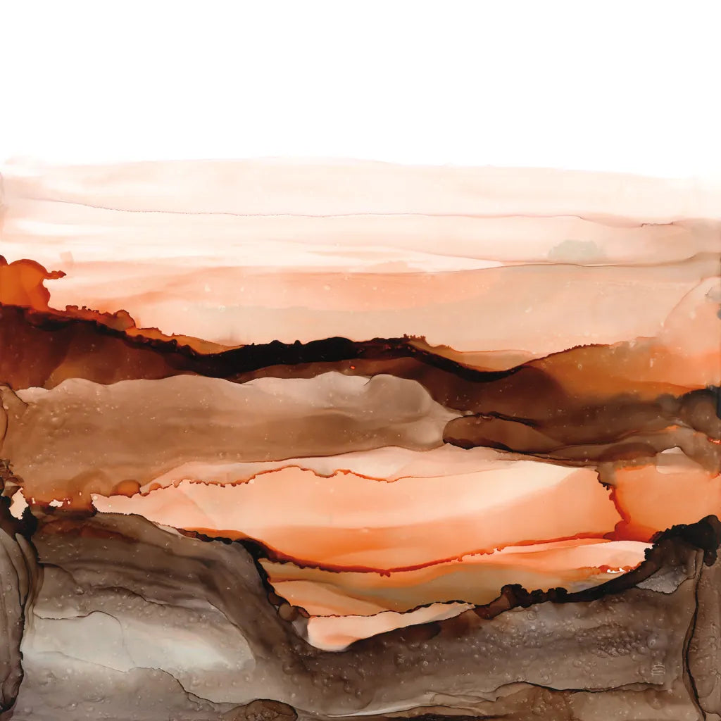 Orangescape II by Chris Paschke. SKU 66753a. Archival Giclee Fine art print for wall decor.