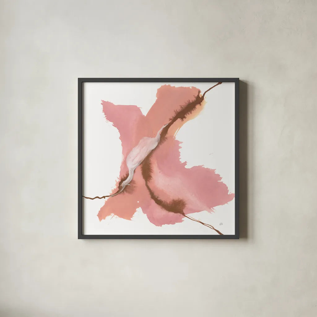 Organic III by Chris Paschke. Shown in a sleek black glass frame for a contemporary gallery look. Available as an archival giclee rolled canvas, fine art paper, or poster print. SKU 82443a.