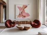 Organic III by Chris Paschke. Shown as extra-large giant wall art in a modern living room. Available as an archival giclee rolled canvas, fine art paper, or poster print. SKU 82443a.