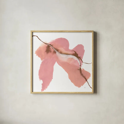 Organic IV by Chris Paschke. Shown in a natural wood glass frame for a timeless modern aesthetic. Available as an archival giclee rolled canvas, fine art paper, or poster print. SKU 82444a.