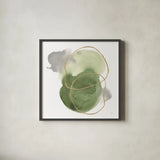 Organic Trance I by Chris Paschke. Shown in a sleek black glass frame for a contemporary gallery look. Available as an archival giclee rolled canvas, fine art paper, or poster print. SKU 85747a.